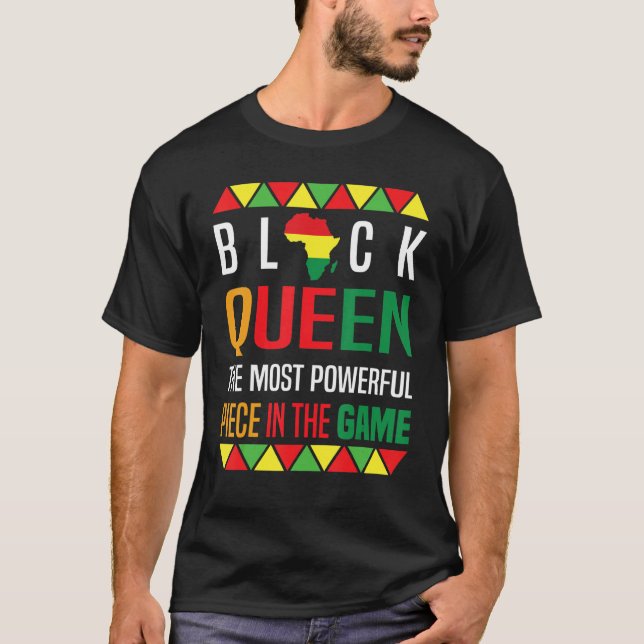 Camiseta Rainha Negra A Mais Poderosa História Negra (Frente)