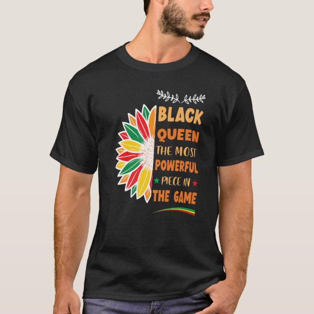 Camiseta Rainha Negra A Mais Poderosa História Negra (Frente)