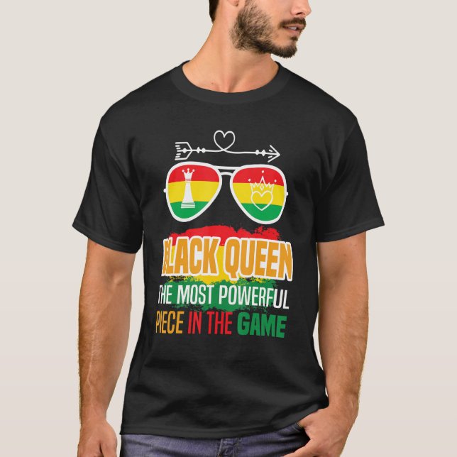 Camiseta Rainha Negra A Mais Poderosa História Negra (Frente)