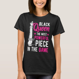 Camiseta Rainha Negra A Peça Mais Poderosa Do Jogo
