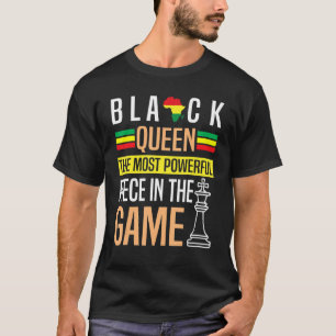 Camiseta Rainha Negra A Peça Mais Poderosa Do Jogo