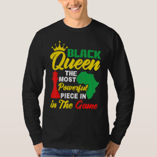 Camiseta Rainha Negra A Peça Mais Poderosa do Jogo