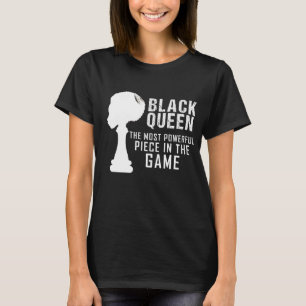 Camiseta Rainha Negra A Peça Mais Poderosa Do Jogo