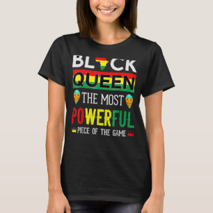 Camiseta Rainha Negra A Peça Mais Poderosa Do Jogo