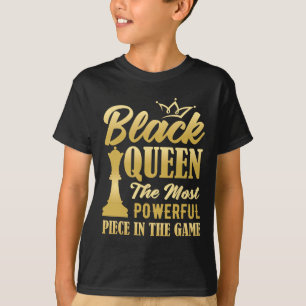 Camiseta Rainha Negra A Peça Mais Poderosa Do Jogo