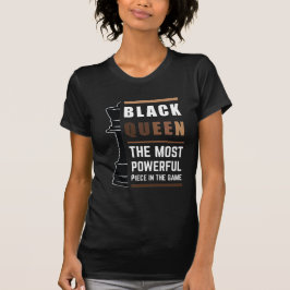 Camiseta Rainha Negra A Peça Mais Poderosa Do Jogo 1