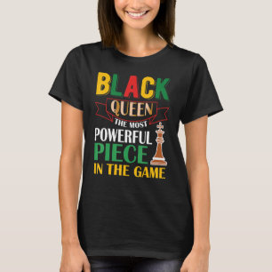 Camiseta Rainha Negra A Peça Mais Poderosa do Jogo Gi