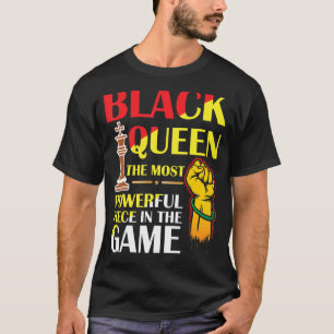 Camiseta Rainha Negra A Peça Mais Poderosa do Jogo Gi