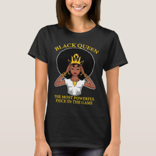 Camiseta Rainha Negra A Peça Mais Poderosa No Jogo Eu