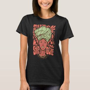 Camiseta Rainha Negra Africana Ebony Rainha Indesculpável A