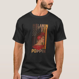 Camiseta Rainha Negra História Africana Melanina - Folha Am