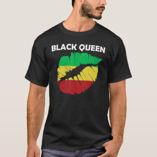 Camiseta Rainha Negra História Afro-Americana Mais Poderosa
