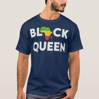 Camiseta RAINHA NEGRA História Americana Africana mais pode