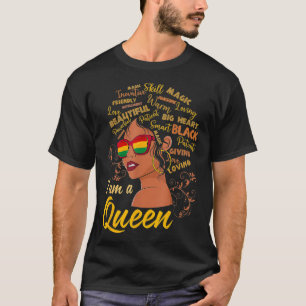 Camiseta Rainha Negra História Negra Orgulho África