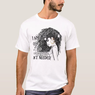 Camiseta Rainha Negra Lady Curly Natural Afro-Americana