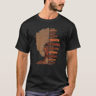 Camiseta Rainha Negra Lady Curly Natural Afro-Americana