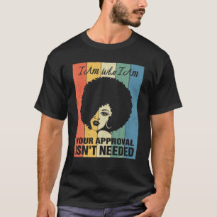 Camiseta Rainha Negra Lady Curly Natural Afro-Americana