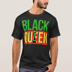 Camiseta Rainha Negra Mais Poderosa Peça No Jogo Junete