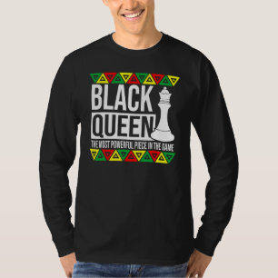 Camiseta Rainha Negra Mais Poderosa Peece Afro