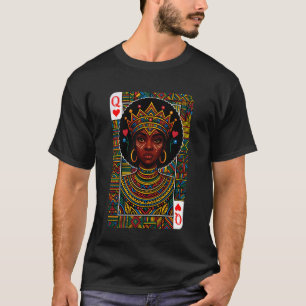 Camiseta Rainha Negra Mês da História Afro-Americana M