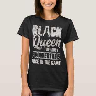 Camiseta Rainha Negra Mulheres Afro-Americanas Mais Poderos