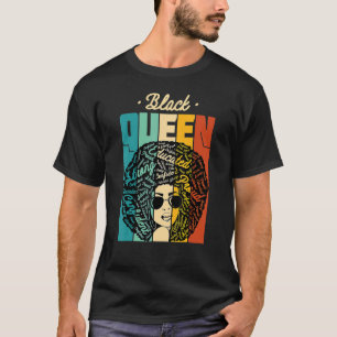 Camiseta Rainha Negra Negra História Mês e Orgulho