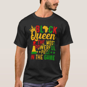 Camiseta Rainha Negra O Mais Poderoso Jogo Negro