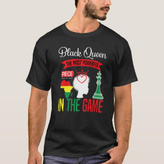 Camiseta Rainha Negra O Mais Poderoso Jogo Negro
