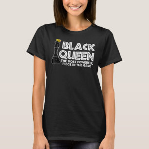 Camiseta Rainha Negra O Mais Poderoso Jogo Negro