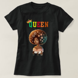 Camiseta Rainha Nubiana: Para a Camisa-T feminina