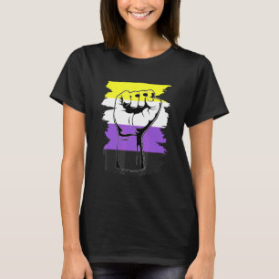 Camiseta Rainha Orgulhosa, Orgulho Não-Binário, Primeiro Se