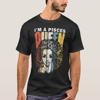 Camiseta Rainha Peixes Para Mulheres Fevereiro Março Anive