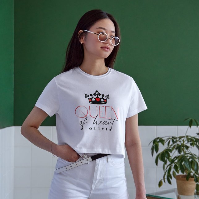 Camiseta Rainha Personalizada Coroa (Criador carregado)