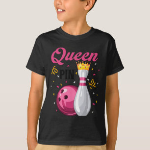 Camiseta Rainha Pin Boliche Amante de Boliche Rainhas 