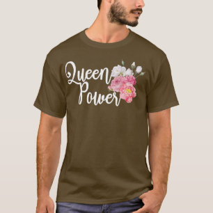 Camiseta Rainha Poder Feminista Direitos das Mulheres Emanc