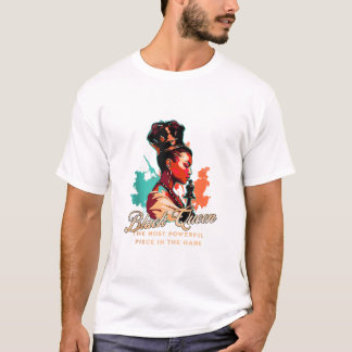 Camiseta Rainha Poderosa Negra