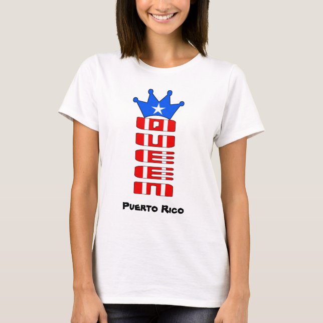 Camiseta Rainha Porto-Riquenha (Frente)