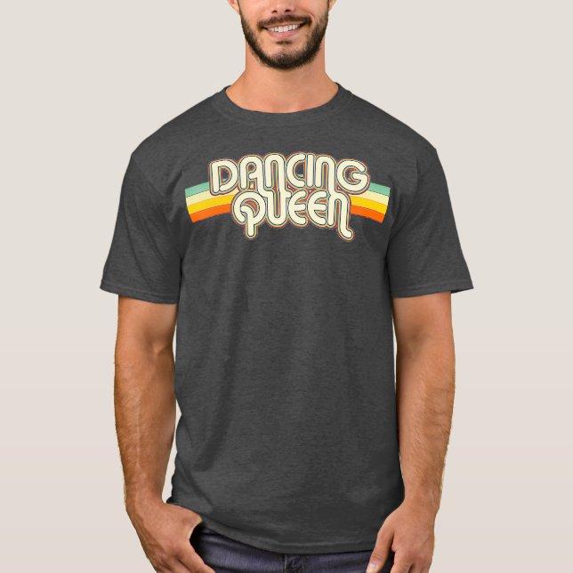 Camiseta Rainha Retro Disco Dançante dos anos 70 (Frente)