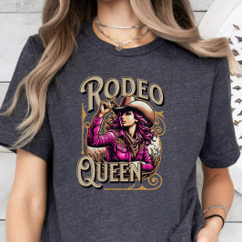 Camiseta Rainha Rodeo, Presente de Garota, Chefe Rosa