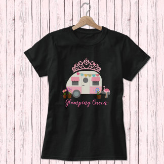 Camiseta Rainha Rosa-Glamping