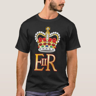 Camiseta Rainha Roxa Monarquia Platinum Jubilee Uni