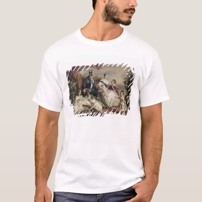 Camiseta Rainha Victoria (1819-1901) e príncipe Albert (Frente)