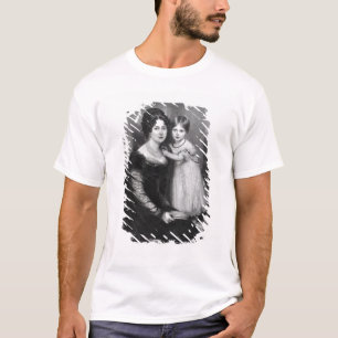 Camiseta Rainha Victoria como uma criança com sua mãe