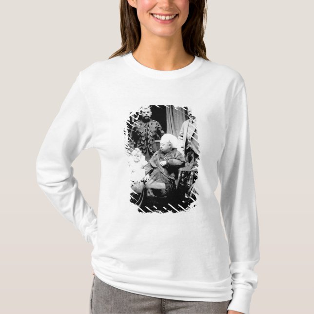 Camiseta Rainha Victoria, Tsar Nicholas II (Frente)