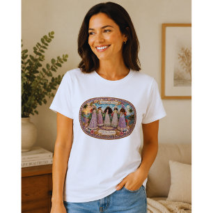 Camiseta Rainhas da Alma do Oceano Arte Inspirada no Oceano