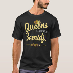 Camiseta Rainhas De Bemidji Mn Minnesota Funny Home Ro