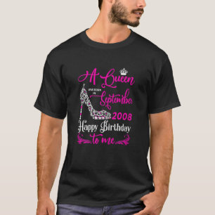Camiseta Rainhas Estão Nasceres Em 14 de Aniversário De 200