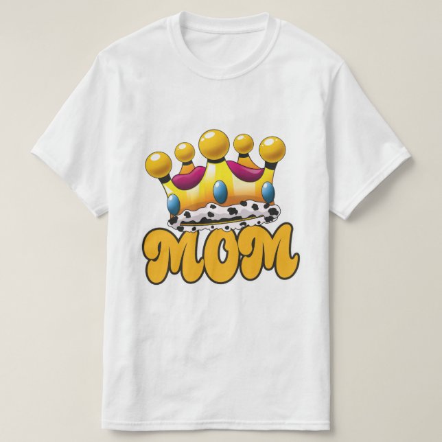 Camiseta Rainhas mães coroa (Frente do Design)