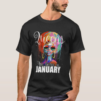Camiseta Rainhas Nascem Em Janeiro