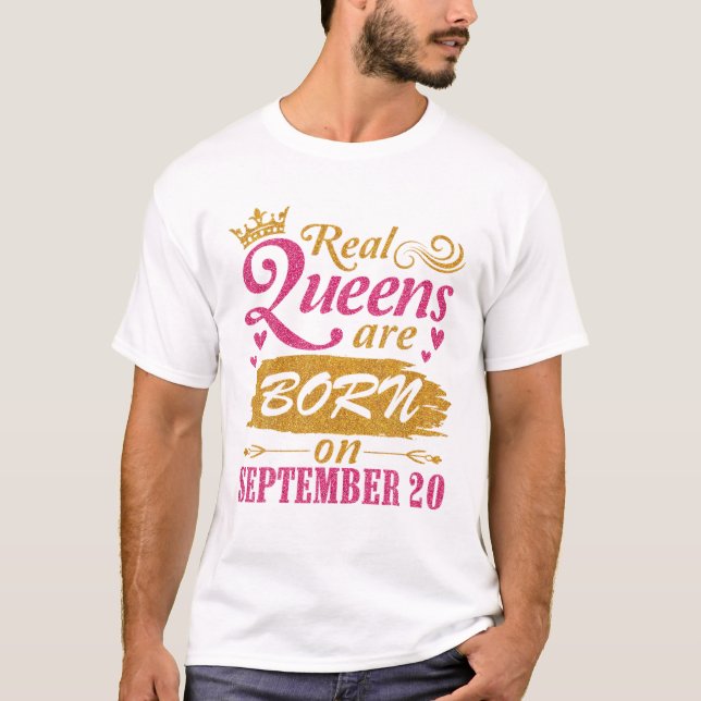 Camiseta Rainhas Nascem Em Setembro (Frente)